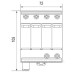 Обмежувач перенапруги ETI 002440550 ETITEC SM T12 300/12.5 (3+1 4p TT TN-S)