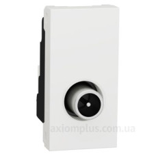 Одинарна TV розетка Schneider Electric NU346118 1М (біла)