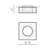 Точковий світильник Azzardo AZ1495 Vektor Square GU10 1x50W IP20 хром Точковий світильник Azzardo AZ1495 Vektor Square GU10 1x50W IP20 хром