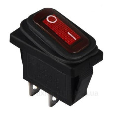 Перемикач TNSy KCD3-101WN R/B з підсвічуванням IP54 червоний (TNSy5500847)
