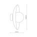 Бра, настінний світильник TK Lighting 10934 Slate G9 1x8W IP20 чорний