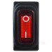 Перемикач Аско-Укрем KCD3-101W R/B (0-I) IP54 червоний (A0140040033)