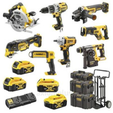 Набір з восьми інструментів DeWALT DCK856P4 XR Li-lon 18В 4х5Аг