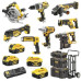 Набір з восьми інструментів DeWALT DCK856P4 XR Li-lon 18В 4х5Аг