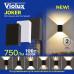 Світильник фасадний Violux JOKER 10W 3000-6500K 750Lm ІР65 чорний​ ( 500600 )