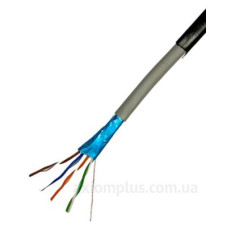 Мережевий кабель вита пара для зовнішніх робіт GEAR CAT.5E FTP-CCA-4Px2x0.51 Outdoor PVC+PE (305 м.)