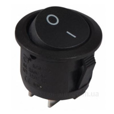 Перемикач TNSy KCD1-5-102 B/B круглий чорний (TNSy5500710)
