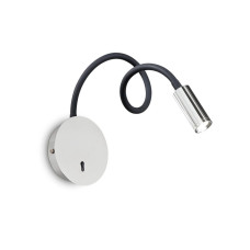Бра, настінний світильник Ideal Lux 203188 Focus LED 1x3.5W 3000K 280Lm IP20 хром