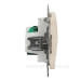 Подвійна комп'ютерна розетка Schneider Electric Sedna Design & Elements RJ45 кат. 5е UTP бежева SDD112452