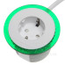 Розетковий блок Schneider Electric INS44000 1x(2К+З) (білий), що вбудовується в стіл.