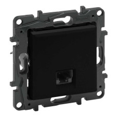 Розетка Niloe Step чорна 1-на RJ45 комп ( 863559 )