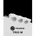 Точковий світильник Promin Trio M GU10/G5.3 3x10W IP20 Wh