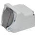 Накладна розетка з кришкою ETI PRE-1 IP44 (4481019)