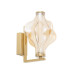 Бра, настінний світильник TK Lighting 18218 Elva LED 1x8W 3000K 1032Lm IP20 латунний
