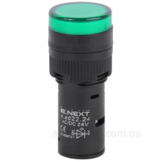 Сигнальна арматура E.Next e.ad22.24.green Ø22мм 24В АС/DC зелена (s009020) Сигнальна арматура E.Next e.ad22.24.green Ø22мм 24В АС/DC зелена (s009020)