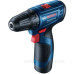 Акумуляторний шуруповерт Bosch Professional GSR 120-LI 2х2Ач з набором біт та свердлів (06019G8002)