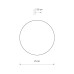 Бра, настінний світильник Nowodvorski 10281 Ring Wood LED M 1x10W 3000K 130Lm IP20