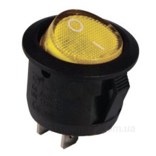 Перемикач TNSy KCD1-5-101 Y/B круглий жовтий (TNSy5500708)