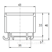 Клема Promfactor FT 1Р Cu:1.5-16мм²/ Al:1.5-16 1,5-16мм² синя FT1016N