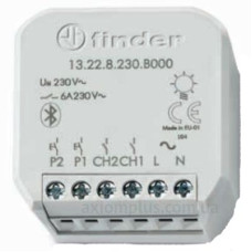 Багатофункціональне реле Finder 2NO 6A 230В AC 2 канала (13228230B000)