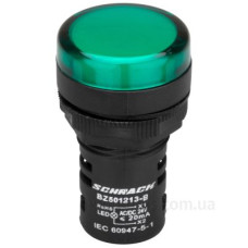 Зелений LED індикатор Schrack BZ501213B 24В AC/DC (моноблок B) Зелений LED індикатор Schrack BZ501213B 24В AC/DC (моноблок B)
