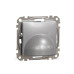 Накладка для виведення кабелю Schneider Electric Sedna Design & Elements алюміній SDD113903