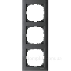 Трьохмісна рамка Schneider Electric M-PURE MTN4030-3614 антрацит