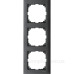Трьохмісна рамка Schneider Electric M-PURE MTN4030-3614 антрацит Трьохмісна рамка Schneider Electric M-PURE MTN4030-3614 антрацит