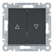 Вимикач для жалюзі Hager WL0323 Lumina 10АХ/230В (чорний) Вимикач для жалюзі Hager WL0323 Lumina 10АХ/230В (чорний)