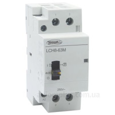 Модульний контактор з ручним управлінням TOSUNlux LCH8-63M 2NO 2P 63A (6931934210934) Модульний контактор з ручним управлінням TOSUNlux LCH8-63M 2NO 2P 63A (6931934210934)