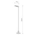 Світильник LED вуличний Nowodvorski Pathway 1x24W 3000K 2200Lm IP44 чорний ( 9252 )