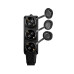 Колодка Violux каучук настінна 3-на з заземленням з кришкою IP44 ( 930660 )