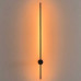 Світильник настінний Nowodvorski Saber LED L 1x16W 3000K 540Lm IP20 чорний ( 10314 )