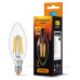 Світлодіодна філаментна лампа Videx Filament C37F E14 6Вт 4100K (VL-C37F-06144)
