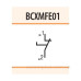 Фронтальний блок-контакт ETI 004641501 BCXMFE01 (1NC)