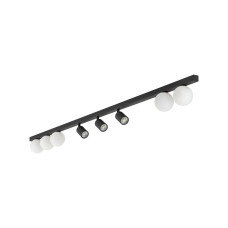 Світильник поворотний, спот TK Lighting 10004 Vox GU10+G9 8x10W+8W IP20 чорний Світильник поворотний, спот TK Lighting 10004 Vox GU10+G9 8x10W+8W IP20 чорний