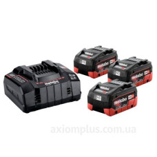 Набір акумуляторів Metabo LiHD 5,5Аг 3шт ASC 145 (685074000) Набір акумуляторів Metabo LiHD 5,5Аг 3шт ASC 145 (685074000)