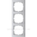 Трьохмісна рамка Schneider Electric M-PURE MTN4030-3660 алюміній