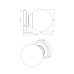 Бра, настінний світильник Pikart 5260-2 Dome sconce G9 1x15W IP20 білий
