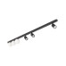 Світильник поворотний, спот TK Lighting 10003 Vox GU10+G9 6x10W+8W IP20 чорний