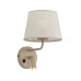 Бра, настінний світильник TK Lighting 11596 Maja E27+G9 1+1x15W+8W IP20 бежевий