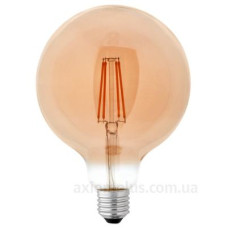 Філаментна лампа Delux Globe Amber filament G125 8Вт Е27 2700K (90016726)