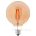 Філаментна лампа Delux Globe Amber filament G125 8Вт Е27 2700K (90016726)