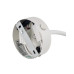 Бра, настінний світильник Ideal Lux 97183 Focus LED 1x4W 3000K 310Lm IP20 білий