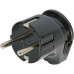 кутова вилка E.Next e.plug.angle.008.16 16А із заземленням чорна (s9100005)