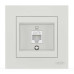 Розетка EL-BI VEGA білий мат комп'ютерна 1-на CAT6 RJ45 ( 510-016200-247 )