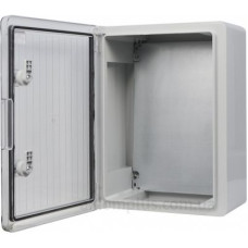 Ударостійкий корпус з АБС-пластику Аско-Укрем UBox 300x400x170мм (прозорі дверцята)