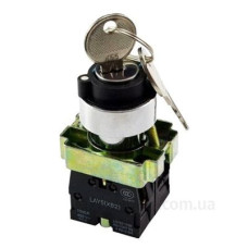 Перемикач TNSy XB2-BG25 1NO+1NC «I-0» з ключем ліворуч (TNSy5500260) Перемикач TNSy XB2-BG25 1NO+1NC «I-0» з ключем ліворуч (TNSy5500260)