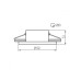 Точковий світильник Kanlux 29031 Imines GU10/GU5.3 1x10W IP20 білий