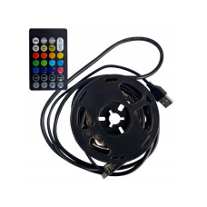 Світлодіодна стрічка для підсвітки телевізора Goldlux 321336 RGB 8W IP20 чорна Світлодіодна стрічка для підсвітки телевізора Goldlux 321336 RGB 8W IP20 чорна